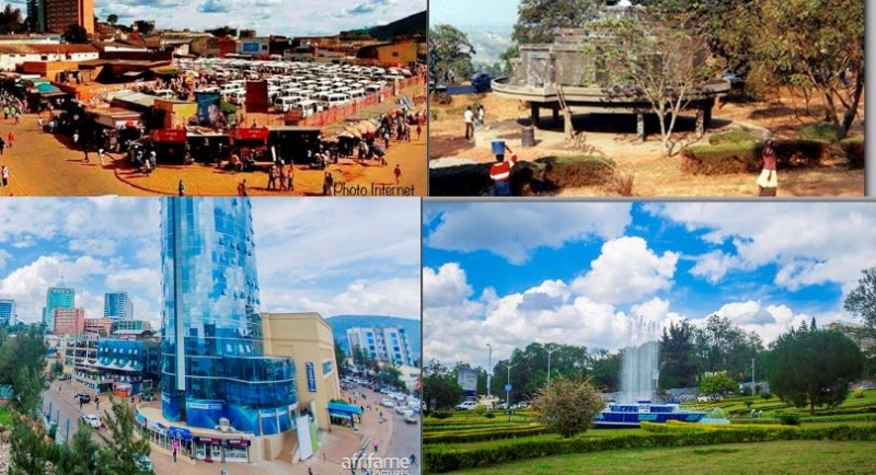 Reba uko Kigali yagiye ihinduka kuva mu mwaka wa 1960 kugeza muri 2016 mumafoto atangaje