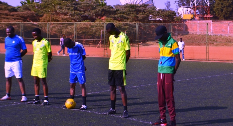 Mu mukino wo kwibuka Shyaka Claver abanyamakuru bandika kuri siporo baguye miswi n’abayivuga-AMAFOTO