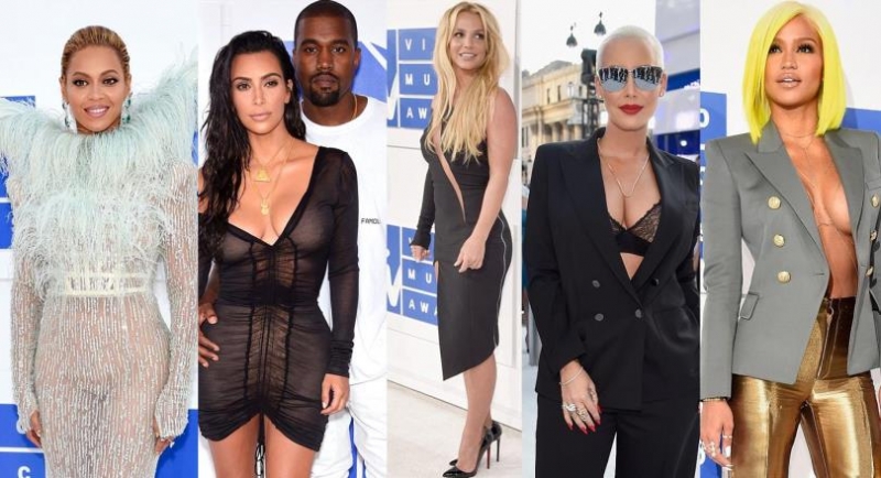 Amafoto 50 y’ibyamamare byatambutse kuri Red Carpet mu itangwa ry'ibihembo MTV Video Music Awards 2016