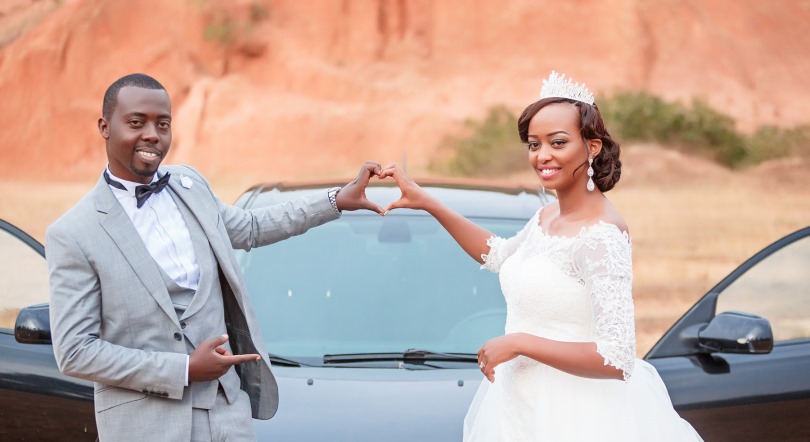 Amafoto y’umwimerere utabonye ahandi y’ubukwe bw’umunyamakuru Michele Iradukunda ukorera RBA
