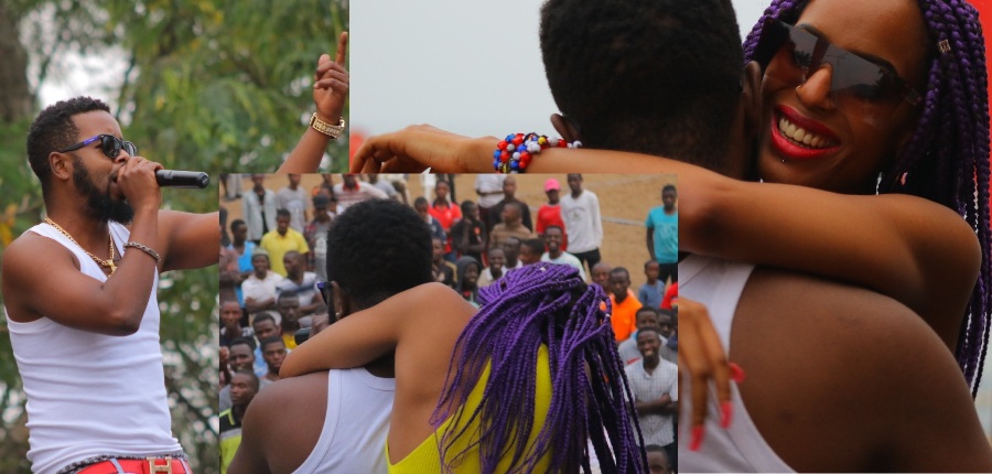 Jay Polly yifashishije injyana  ya Hip-Hop asusurutsa abitabiriye Rubavu Beach Volleyball World Tour-AMAFOTO