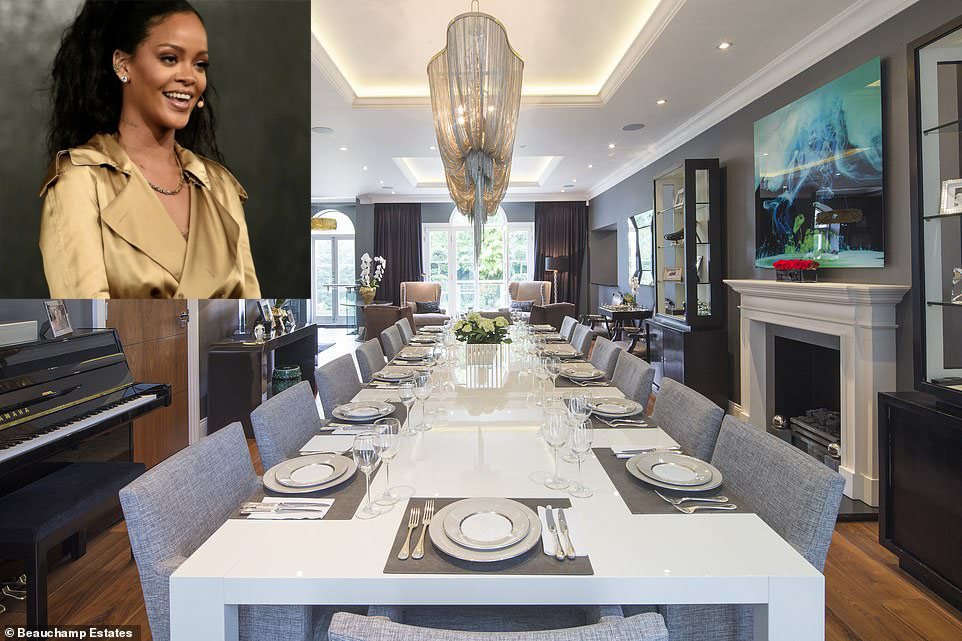 Tembera inzu Rihanna yabagamo mu ibanga yishyura hafi 3,000,000 Frw ku munsi akayimaramo hafi umwaka n’igice -AMAFOTO