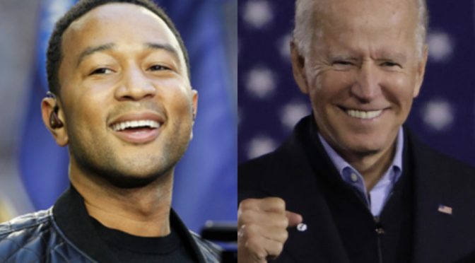John Legend yiyongere ku rutonde rw'abahanzi bazaririmba mu muhango w’irahira rya Perezida Joe Biden
