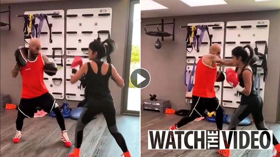 Nkunda uyu mukino! Umugore wa Messi yinjiye mu mukino w'iteramakofe - AMAFOTO