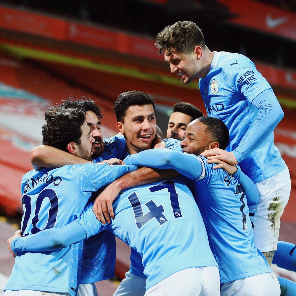 Manchester City yanyagiye Liverpool ishimangira umwanya wa mbere yongera amahirwe yo kwegukana Premier League - AMAFOTO