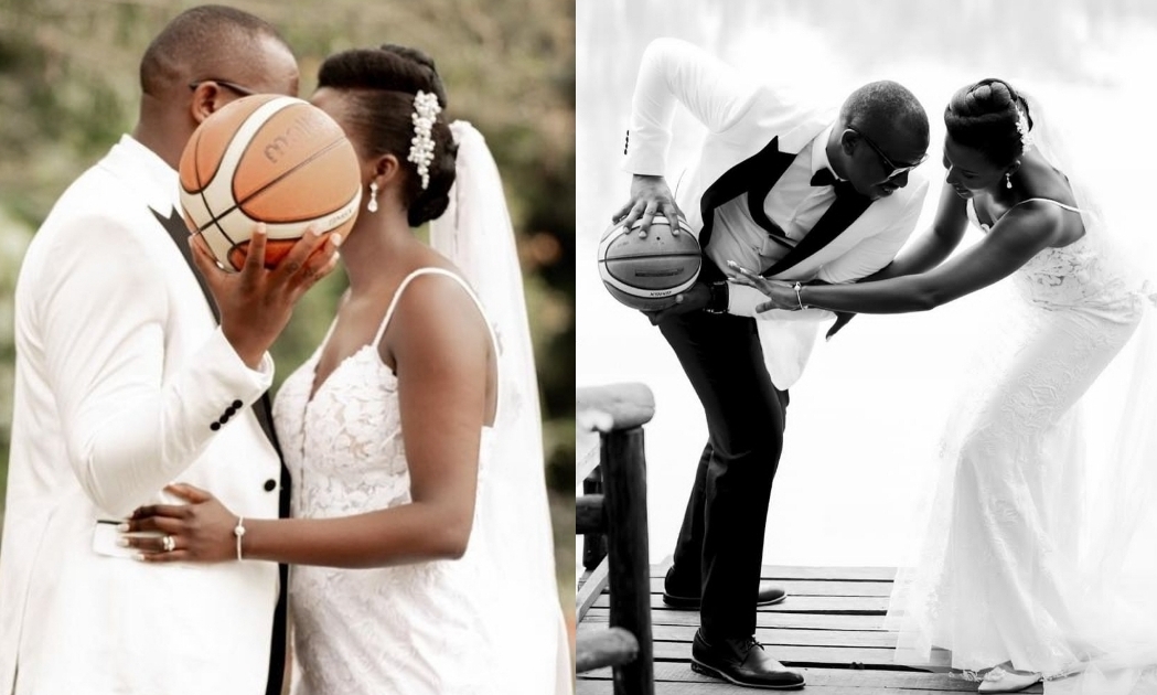 Amafoto utabonye y’ubukwe bwa Nicole na Yves bwagaragayemo agashya katigeze gakorwa n'undi muntu mu Rwanda