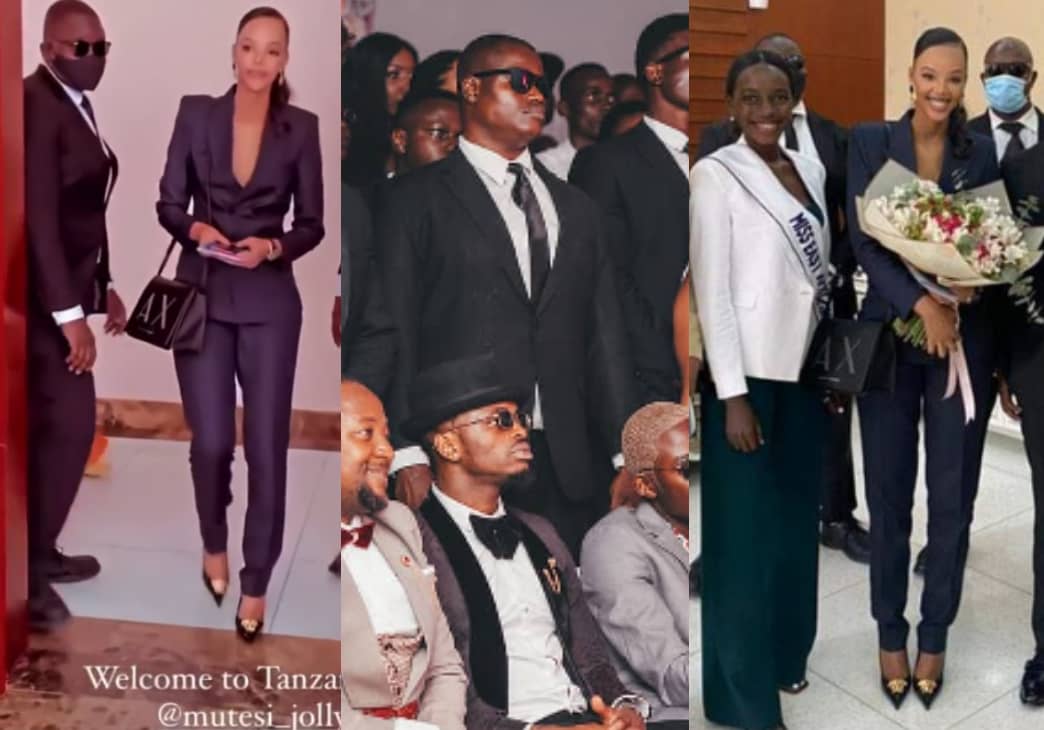 Miss Mutesi Jolly ari gucungirwa umutekano n'abarinzi ba Diamond Platnumz-AMAFOTO