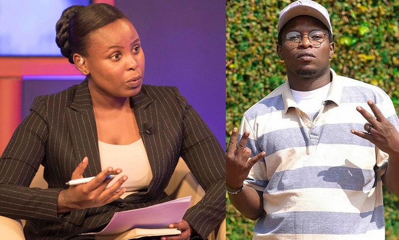  Umunyamakuru Gloria Mukamabano wa RBA yahishuye uko yaririmbye mu ndirimbo ya Bull Dogg n’iya Fireman bataziranye