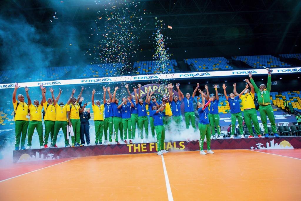 Cameroun yegukanye igikombe cya Afurika muri Volleyball cyaberaga mu Rwanda-AMAFOTO