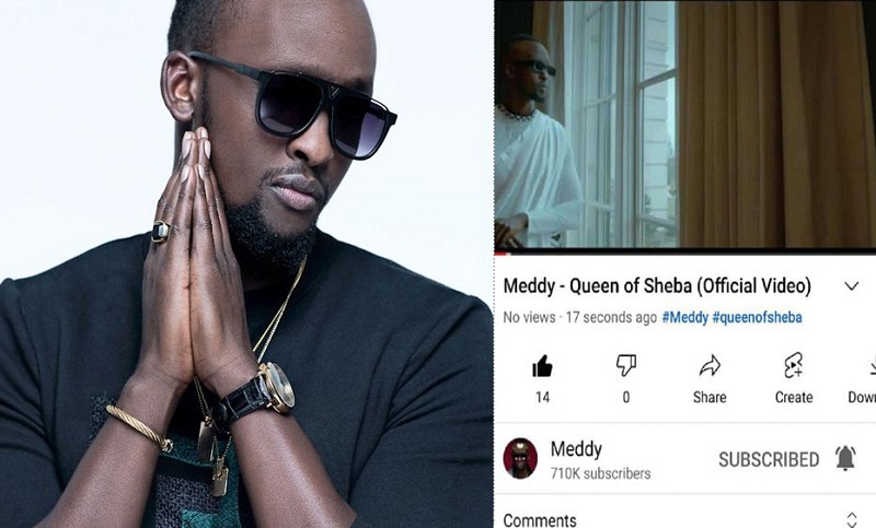 Indirimbo ‘Queen of Sheba’ ya Meddy yaba igiye gukuraho agahigo ka ‘My Vow’ yayibanjirije?
