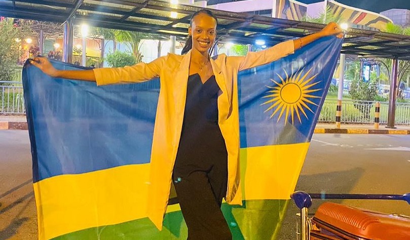 Umunyana Shanitah yagiye muri Tanzania yitabiriye Miss East Africa