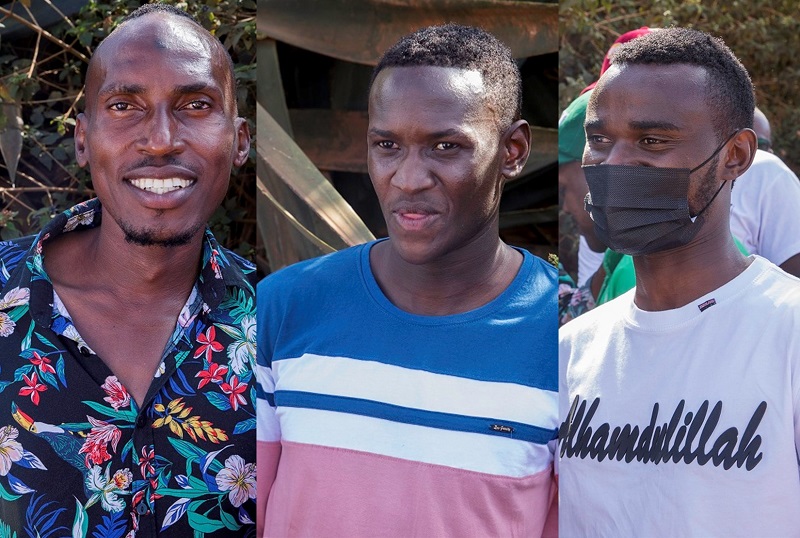 Djabel, Fitina na Mackenzie mu byamamare byitabiriye umuhango wo gusezera bwa nyuma ku mubyeyi wa Migi - AMAFOTO