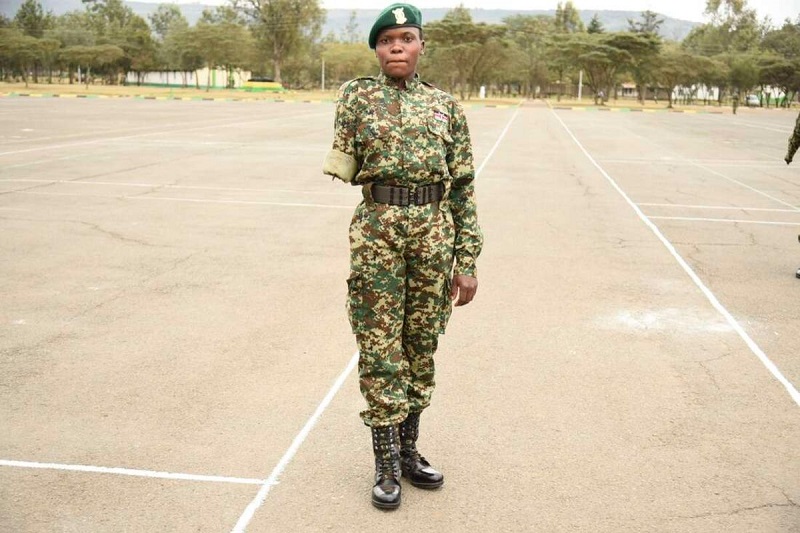 Kenya: Umukobwa ufite akaboko kamwe nawe ari mu rubyiruko rwasoje amasomo y’igisirikare