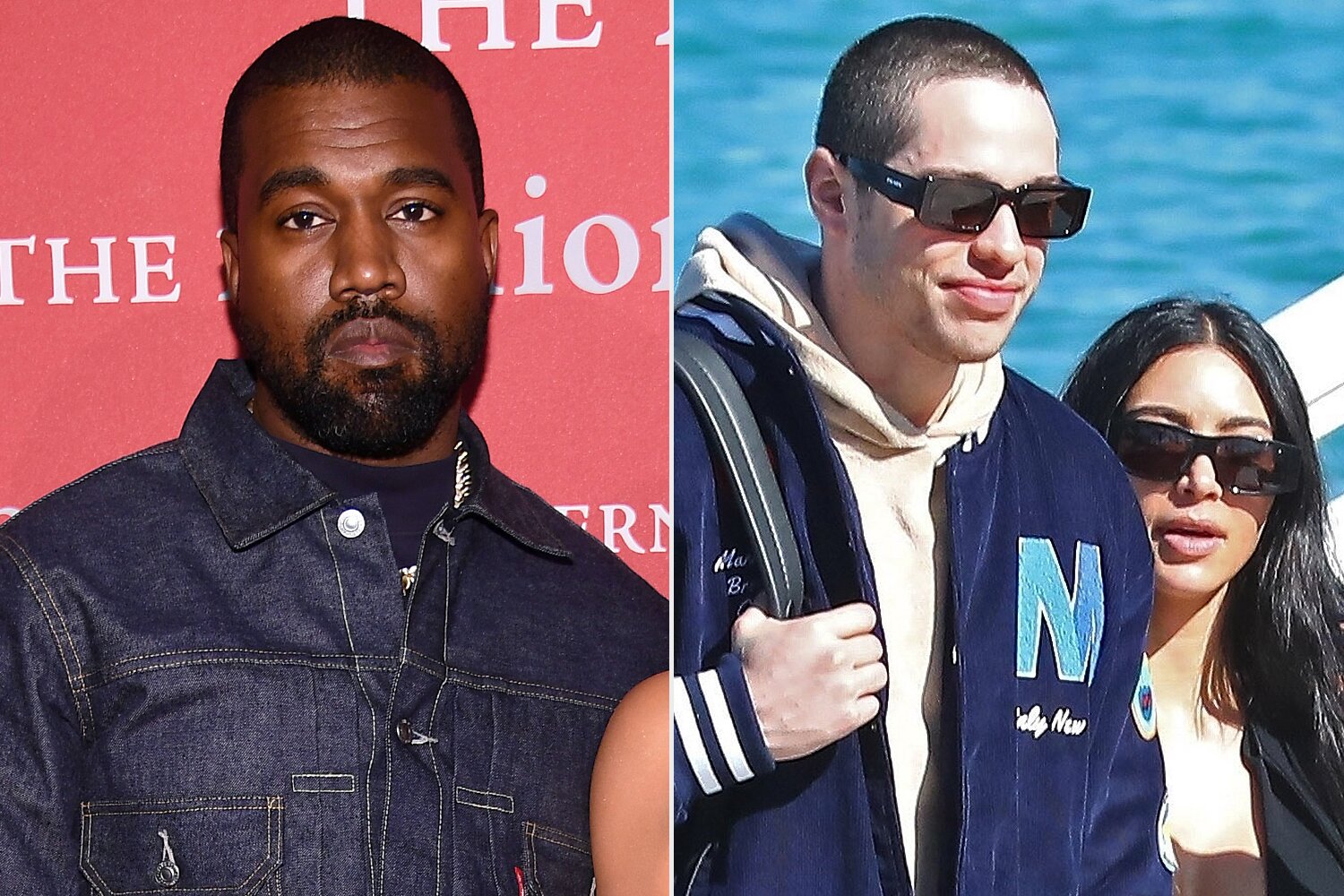 Pete Davidson umukunzi wa Kim Kardashian yakajije umutekano we nyuma yuko Kanye West yigambye kumukubita