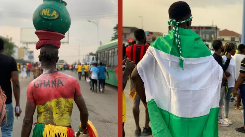 Abanya-Nigeria bashyiriweho ikiruhuko na Bus z'ubuntu kugira ngo bafane ikipe yabo ihangana na Ghana