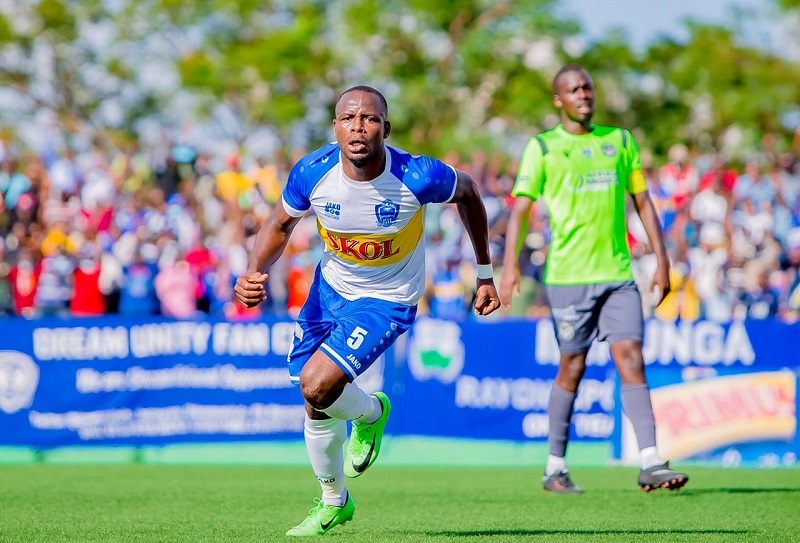 Dindjeke yatsinze igitego cye cya mbere muri shampiyona y’u Rwanda afasha Rayon Sports kwicara ku mwanya wa gatatu