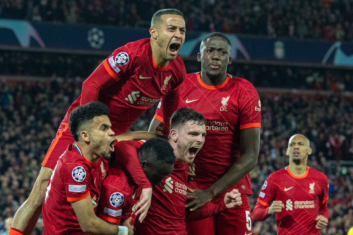 UCL: Liverpool yateye intambwe igana ku mukino wa nyuma yisasiye Villarreal nubwo hakiri iminota 90 y'urubanza