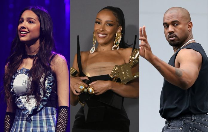 Kanye West, Olivia Rodrigo na Doja Cat mu begukanye ibihembo bya Billboard Music Awards 2022
