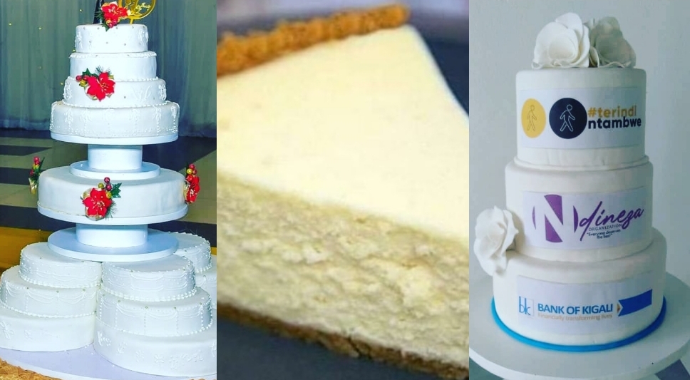 Twarimutse tuva ku Gisimenti! Bakersnation ifite Cake ziryoshye ku rundi rwego ikanigisha kuzikora, iyo ukoze order ya Cake y'ubukwe uhabwa n'iya Honeymoon