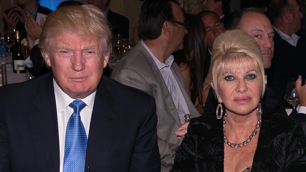 Ivana Trump umugore wa mbere wa Donald Trump yitabye Imana