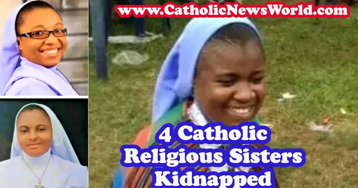 Ababikira bo muryango Yezu Umukiza bashimuswe bagiye mu gitambo misa