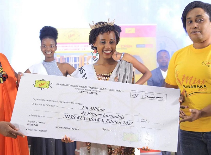 Kaze Lydia yegukanye ikamba rya Miss Kugasaka 2023 mu Burundi-AM ...