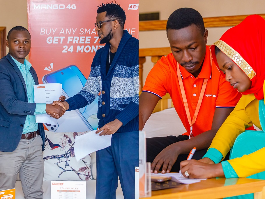 Mango 4g Router Rwanda Ni Dilu Ishyushye! Rocky Kirabiranya na Clarisse Uwimana basinye ...