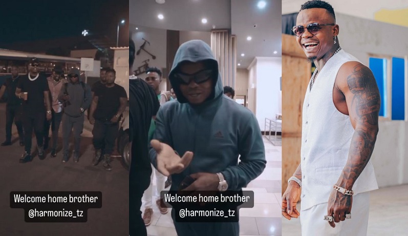 Harmonize yageze i Kigali yakirwa na Bruce Melodie, akomoza ku bukwe n'umunyarwandakazi