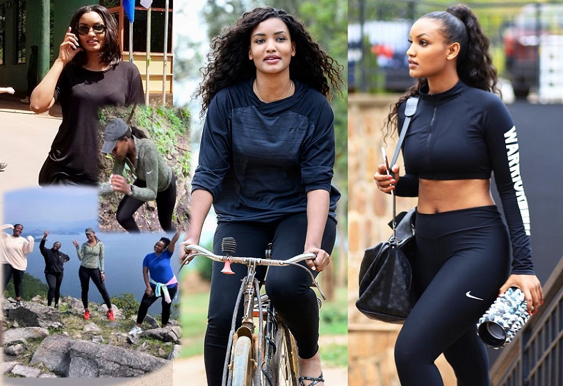 Kate Bashabe n’inshuti ze bishimiye gukora siporo yo kurira imisozi ikunzwe na benshi-VIDEO