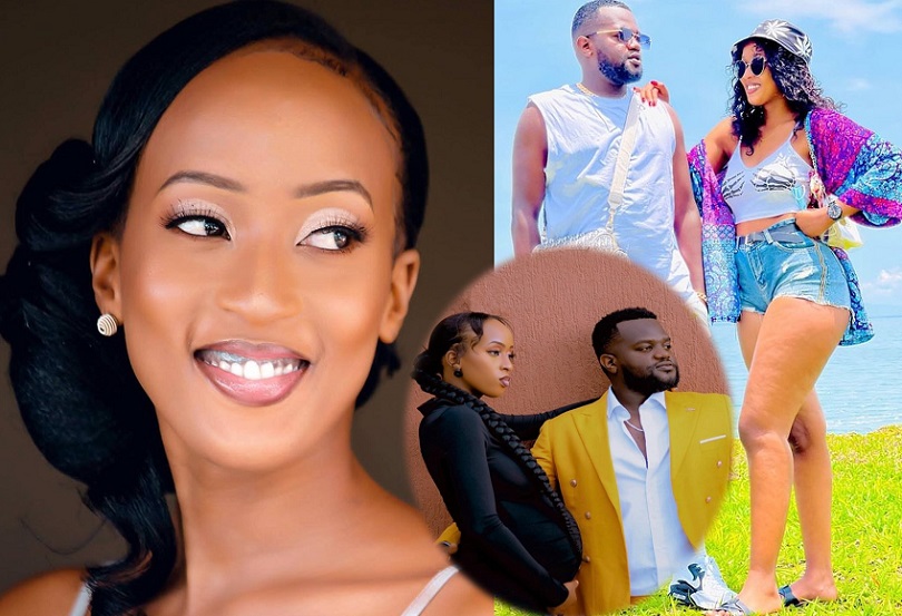 Miss Mukangwije Rosine n'umugabo we bungutse imfura yabo y'umukobwa