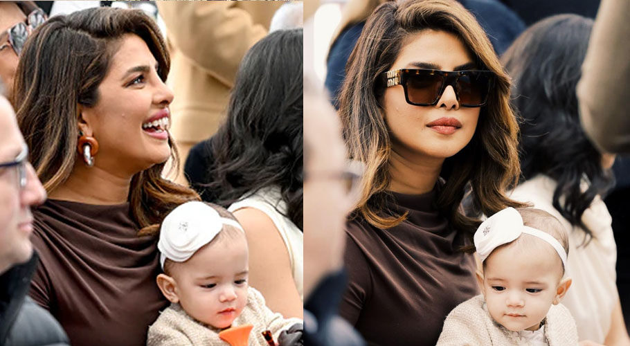 Bwa mbere Priyanka Chopra yerekanye umwana we yatwitiwe n'undi mugore-AMAFOTO