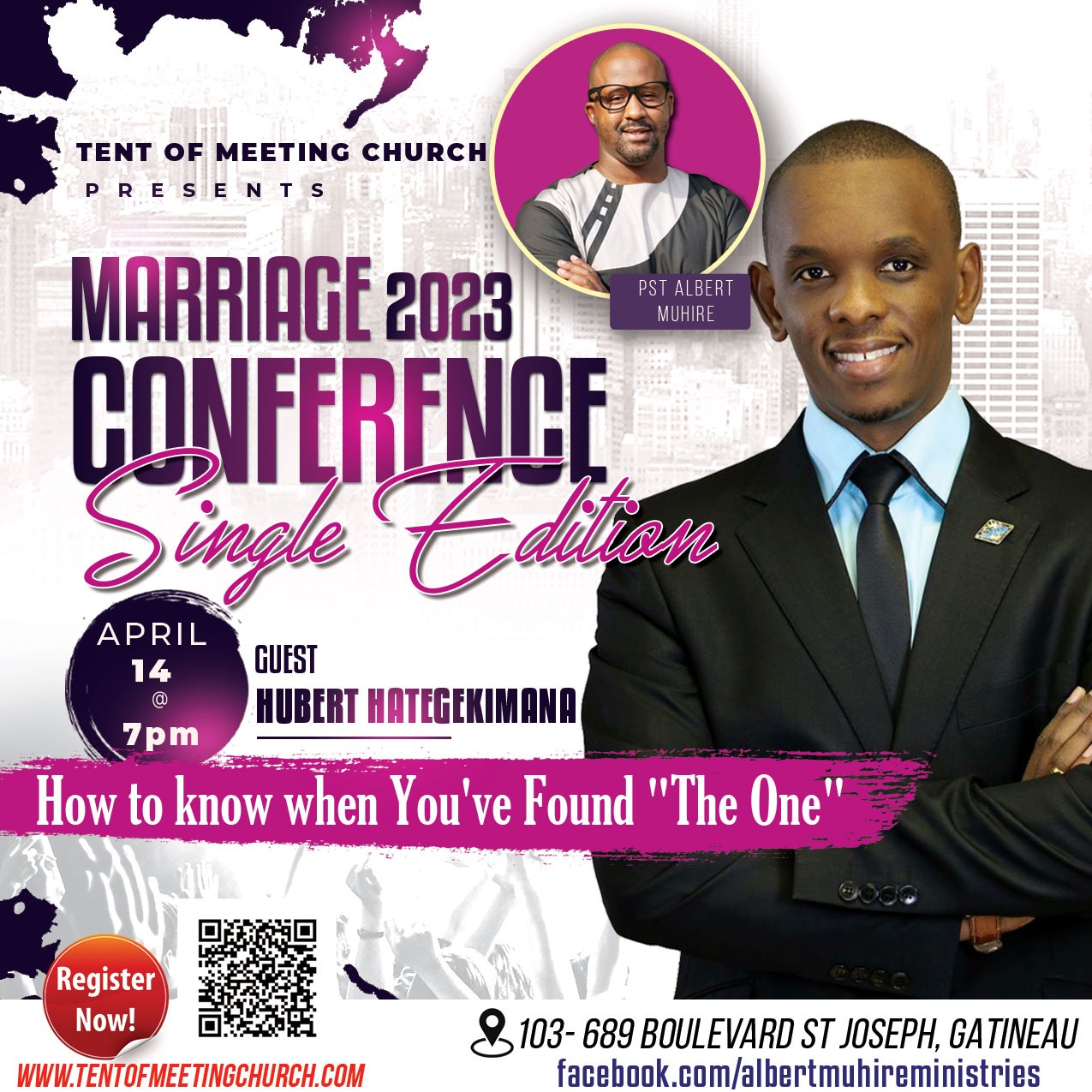 Conference for singles in Gatineau-Canada