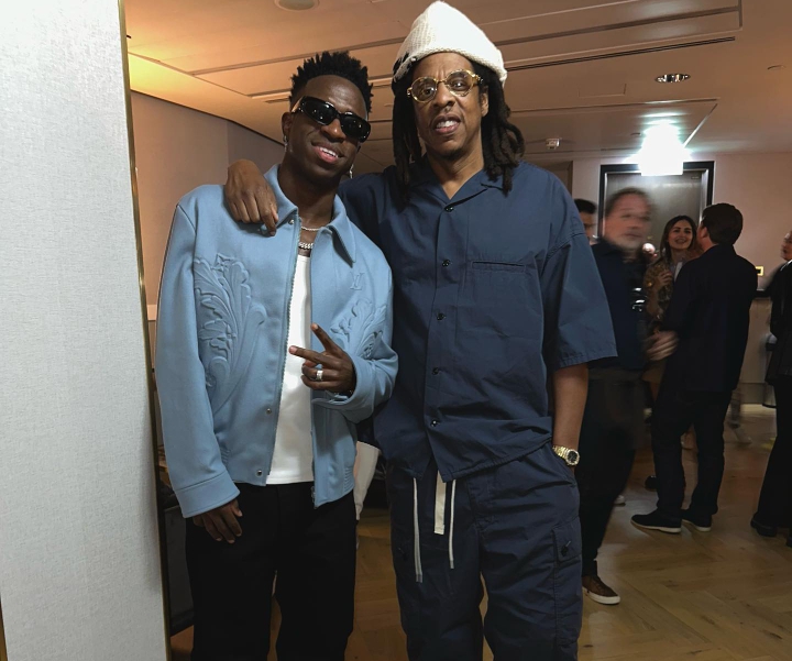 Vinicius Junior mu byishimo nyuma yo guhura na Jay-Z