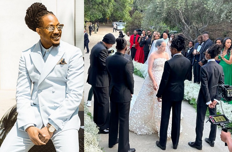 Lovy Longomba umunyamuziki wo kwa Awilo Longomba wabiretse akaba Pasiteri yasezeranye-AMAFOTO