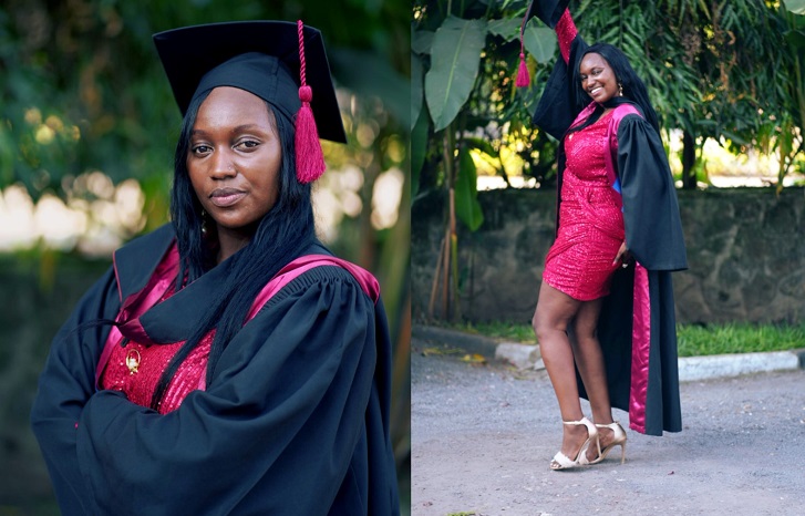 Ni ikintu gikomeye ngezeho! Amarangamutima ya Oda Paccy wasoje amasomo ya Kaminuza-AMAFOTO