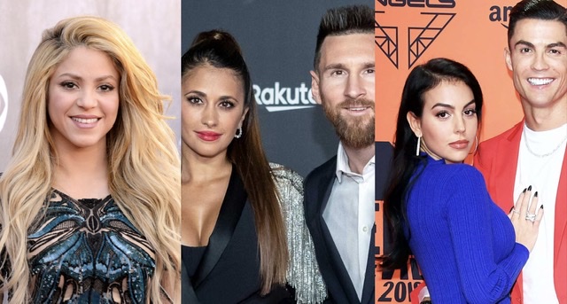 Shakira na Georgina mu bagore b'abakinnyi n'abahoze bakina bakize cyane ku Isi-AMAFOTO
