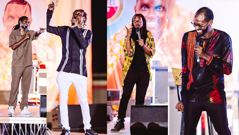 Fally Merci na Michael Sengazi mu bataramiye mu Burundi mu gitaramo kitabiriwe na Nyampinga-AMAFOTO