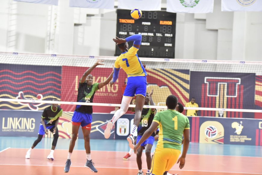 Volleyball: U Rwanda rwahitanye Tanzania rwerekeza muri 1/4 ...