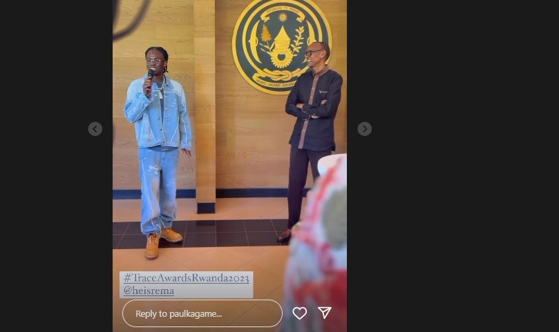 Rema yahishuye ko Kagame ariwe Perezida wa mbere bahuye-VIDEO