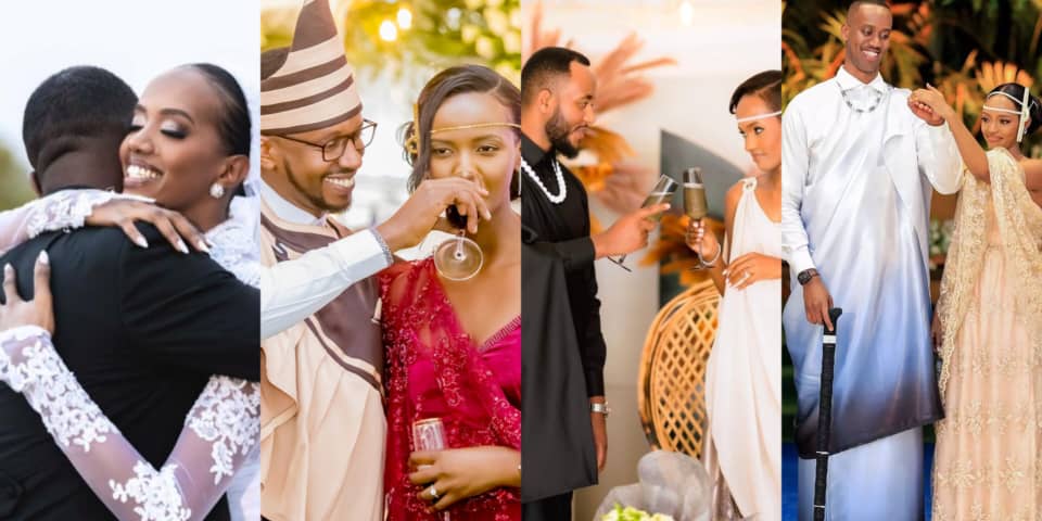 Bwasize inkuru: Ubukwe 10 bw’ibyamamare nyarwanda buyoboye ubundi mu 2023