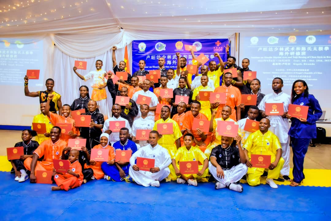 Kung-Fu Wushu: Hasojwe amahugurwa yafashije abakinnyi b’u Rwanda kwitegura Igikombe cy’Isi - AMAFOTO