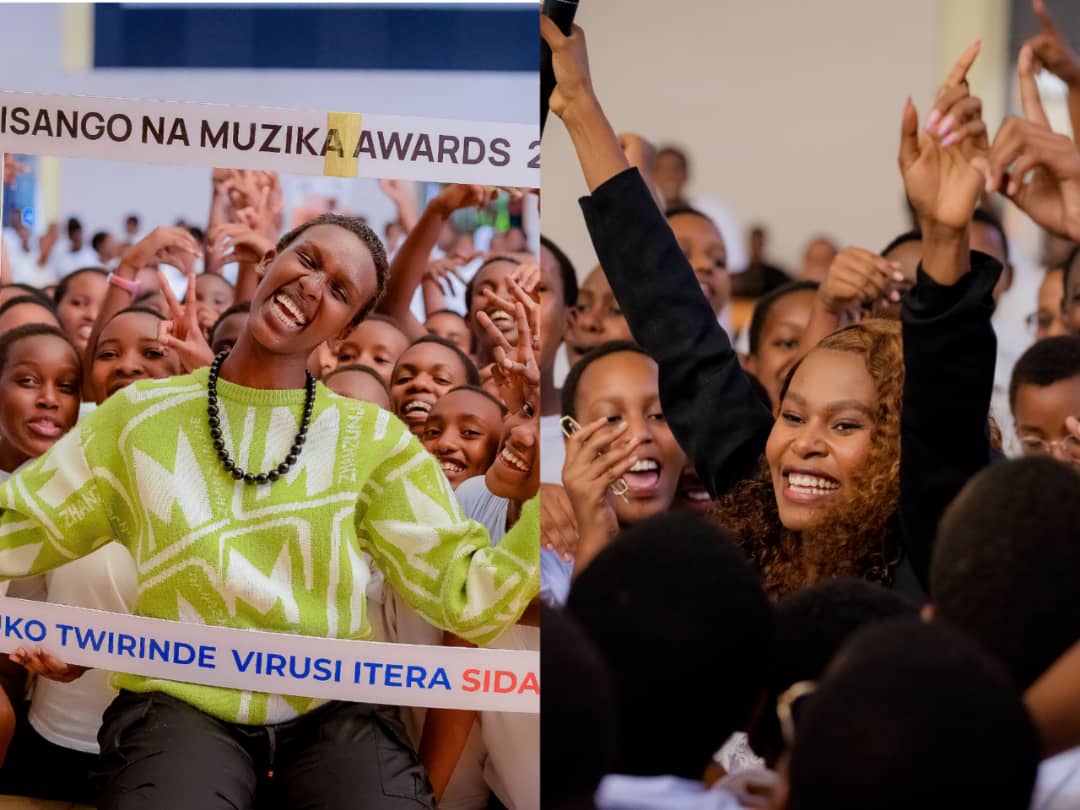 Abahataniye ibihembo bya Isango na Muzika bataramiye abiga kuri Maranyundo Girls School - AMAFOTO