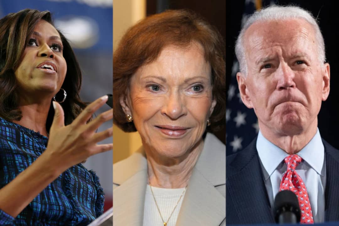 Abarimo Joe Biden na Michelle Obama bunamiye Rosalynn Carter uherutse kwitaba Imana