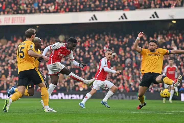Premier League: Arsenal yatsinze Wolves bigoranye ikomeza kuba ibicu