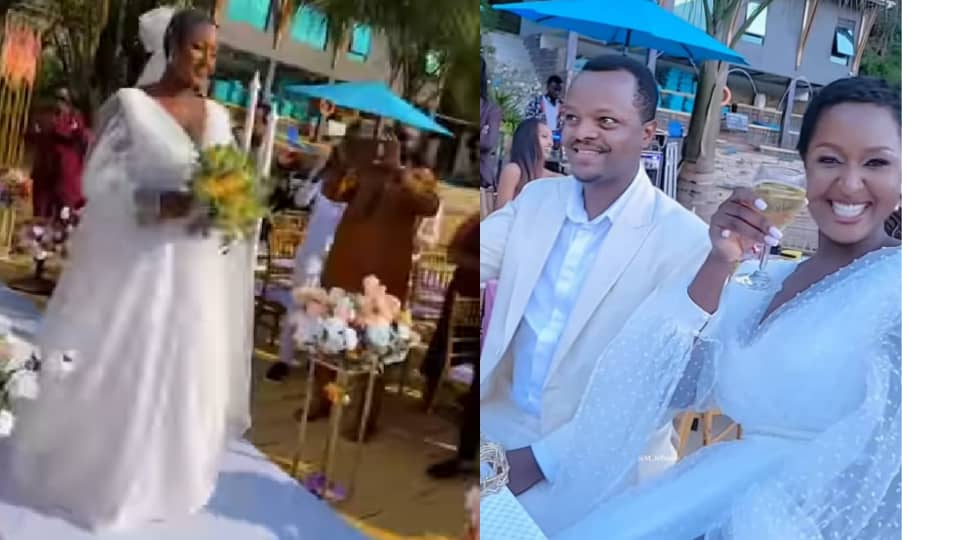 Umunyamakuru Aissa Cyiza yakoze ubukwe-AMAFOTO