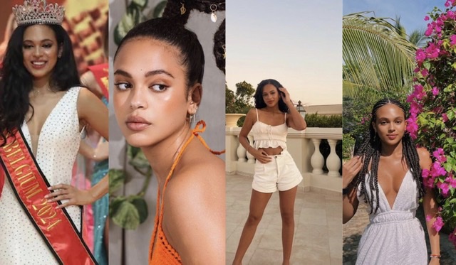 MU MAFOTO: Uburanga bw'umunyarwandakazi Kenza Ameloot wambitswe Ikamba rya Nyampinga w'u Bubiligi 2024