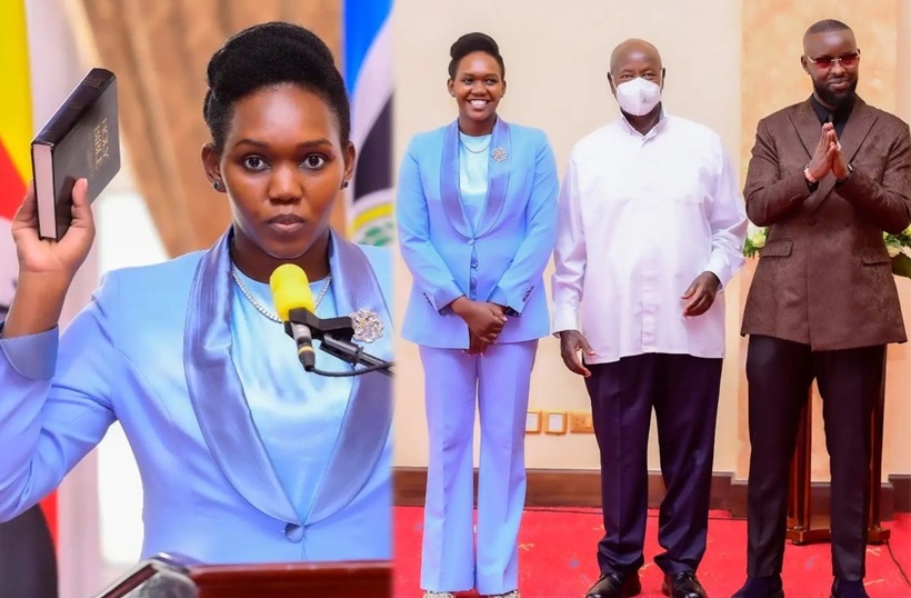 Amarangamutima ya Minisitiri Phiona waherekejwe mu irahira na Eddy Kenzo bavugwa mu rukundo-AMAFOTO