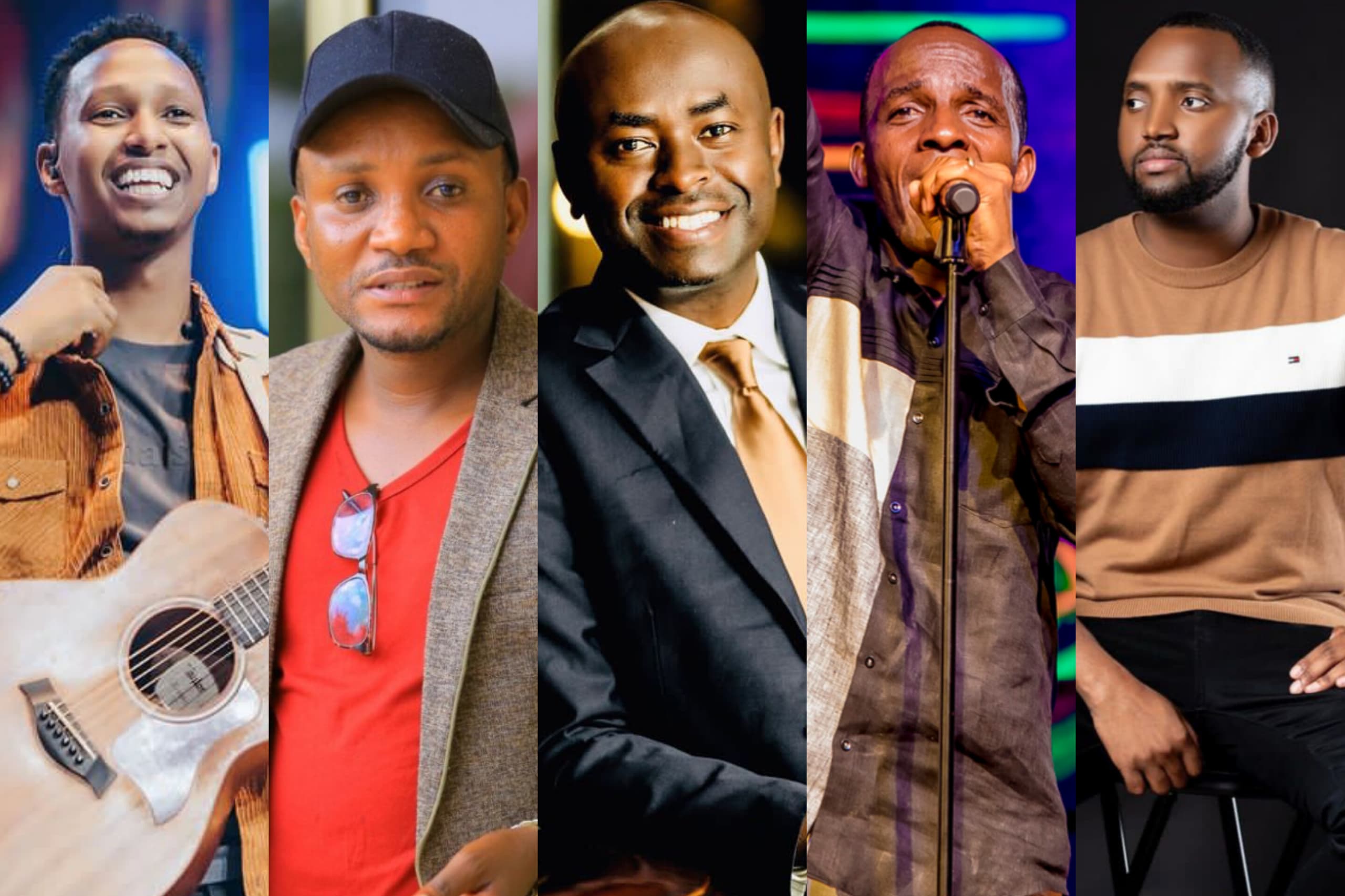 Abahanzi 20 b’igitsina gabo bafatwa nk’ab’ibihe byose muri Gospel nyarwanda – VIDEO