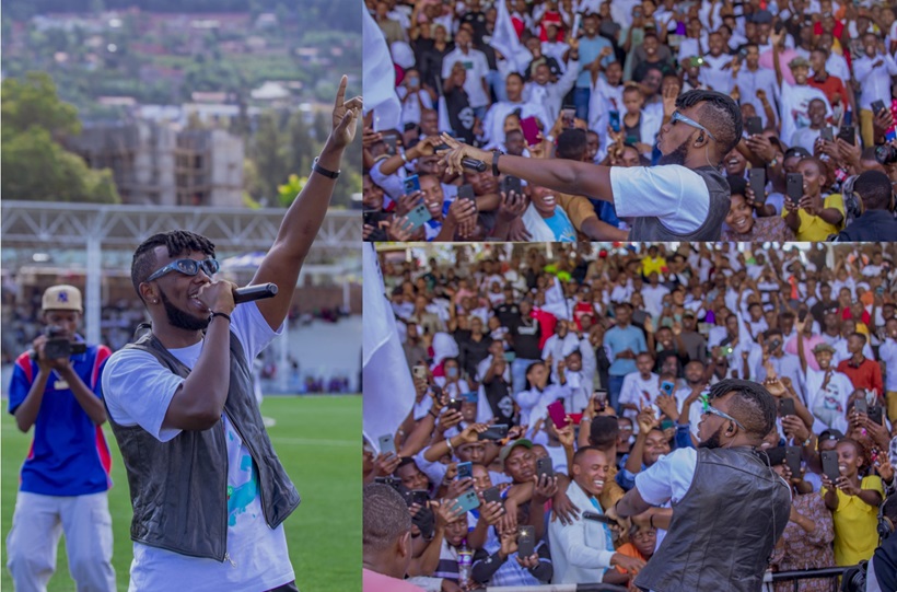 Ibyishimo aterwa n'iterambere ry'umuziki! Chriss Eazy yahishuye urwo akunda APR FC -AMAFOTO