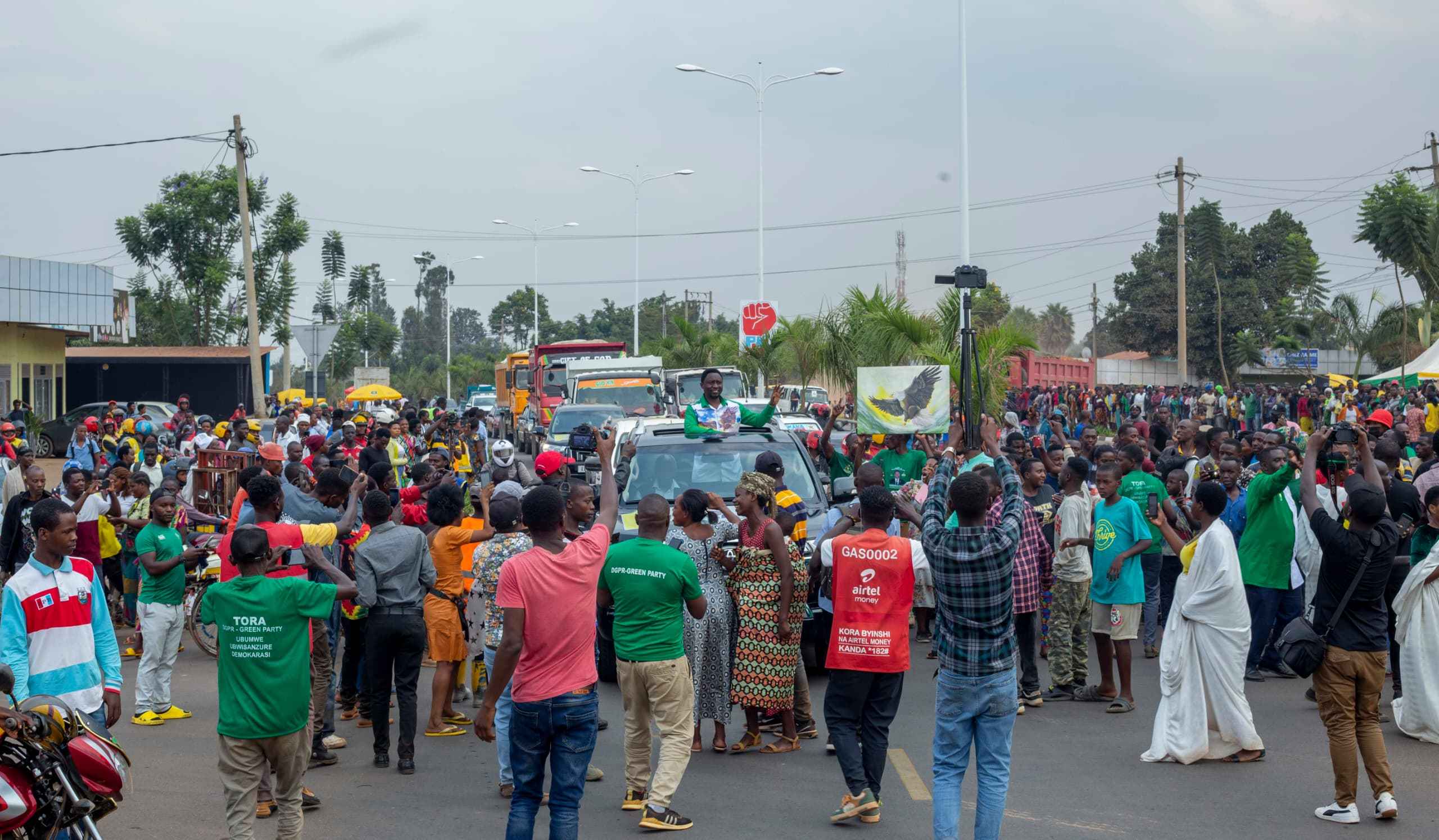 Dr Frank Habineza yiyemeje gushyira intege mu kubaka ibikorwa remezo